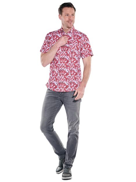 engbers Herren Hemd kurzarm , Rot