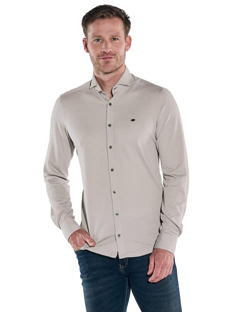 engbers Herren Hemd uni , Beige