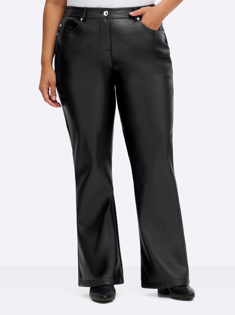 Lederimitat-Hose Uni