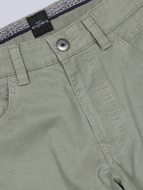 engbers Herren Softe Baumwollhose mit Elasthan , Blassgruen