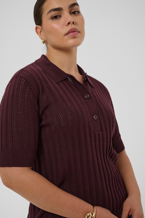 Kurzarm-Bluse Regular fit