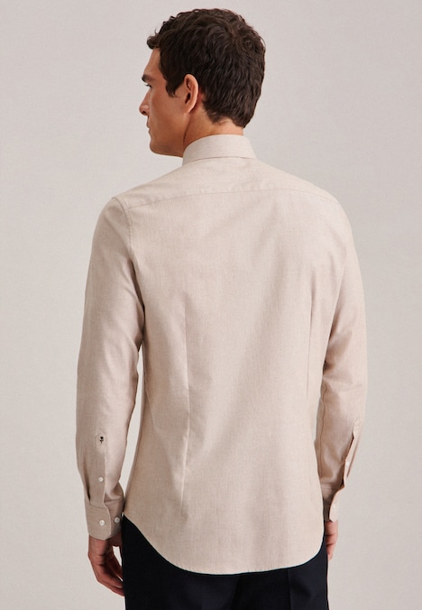 Herren Flanellhemd - Uni