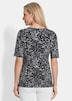 Viskoseshirt mit Leo Print