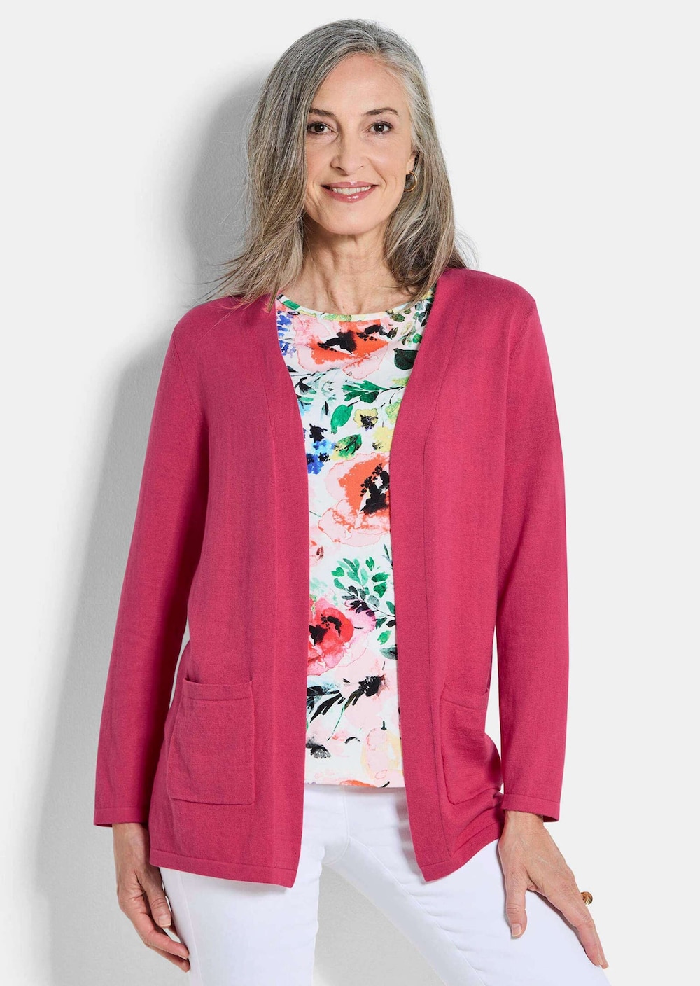 Elegante Strickjacke mit Kaschmir