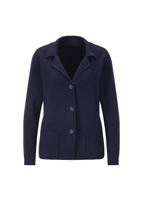 Milano-Ripp-Blazer mit Reverskragen