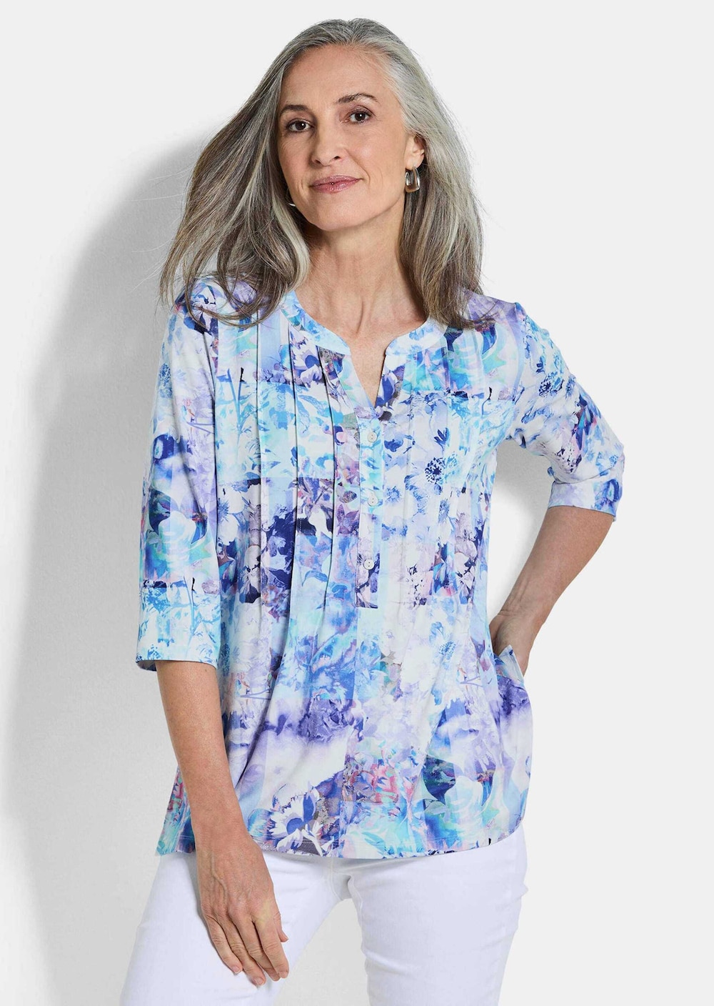 Sommertunika mit Biesen