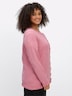Cardigan Cardigan mit verspielten Volants Langarm Volantkragen