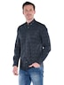 Herren Hemd gemustert , Saphirblau