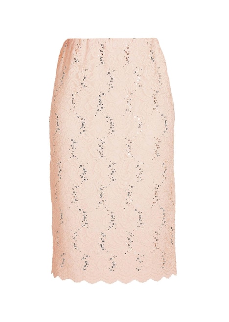 GOLDNER Kanten rok Chique rok van elastische kant