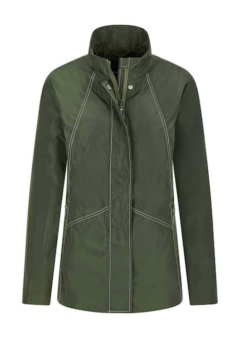 Outdoor-Jacke mit Kontrastnähten