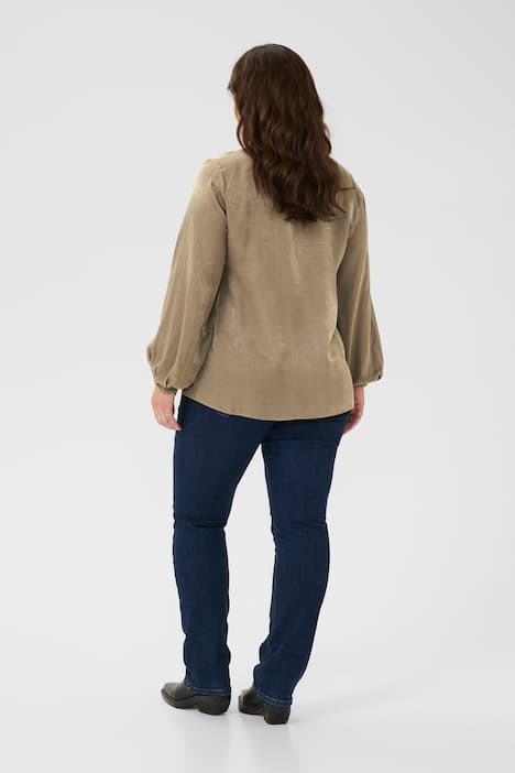 Langarm-Bluse Regular fit