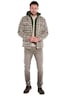 Herren Overshirt-Jacke , Oliv