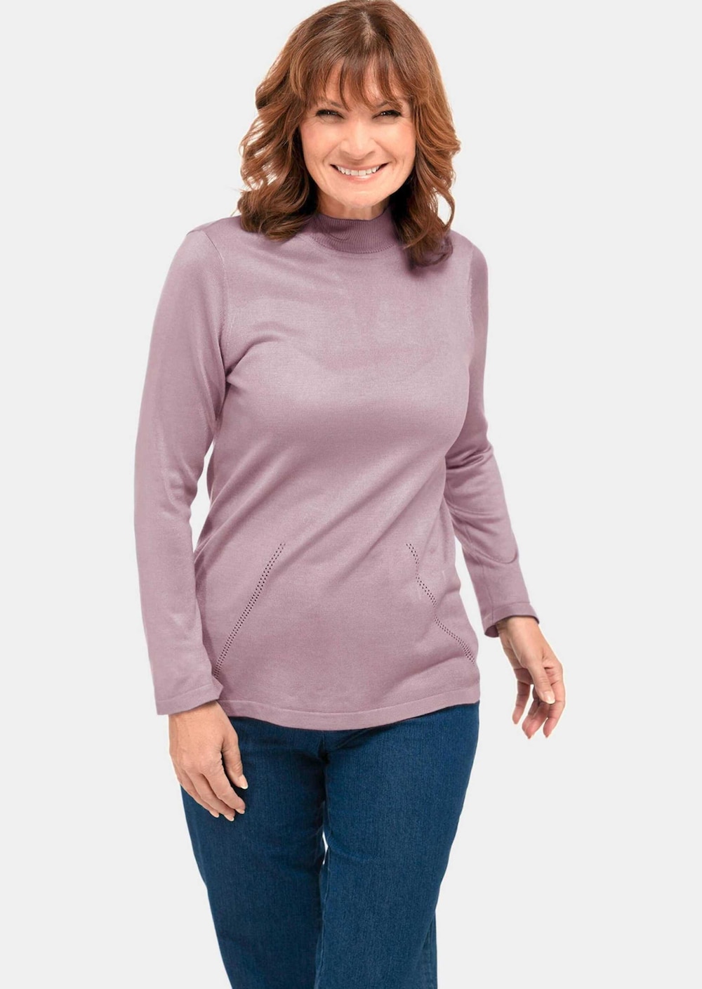 GOLDNER Pullover met opstaande kraag Pullover met opstaande kraag