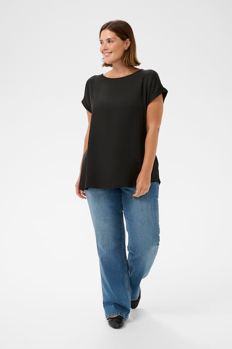 Langarm-Bluse Regular fit