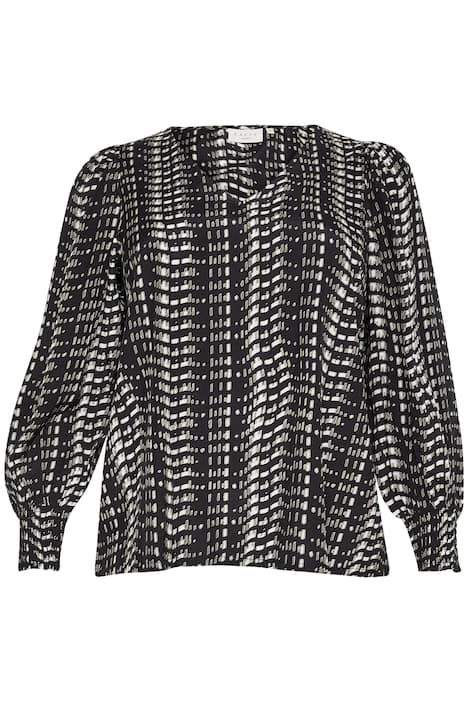 Langarm-Bluse Regular fit