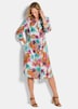 Blusenkleid mit Leo-Blumen-Muster