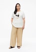T-Shirt mit Print und Schmuckdetails