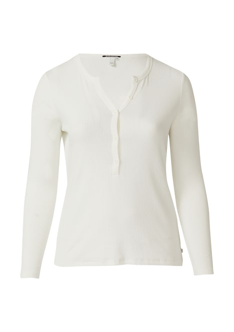 Geripptes Longsleeve