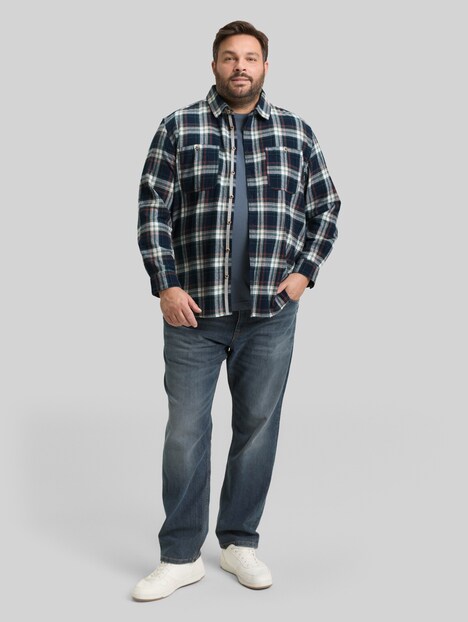 Comfort Fit Flanell-Hemd mit Karomuster