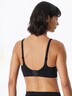 Schiesser Damen Bügelloser BH mit herausnehmbaren Pads - Classic Seamless - schwarz
