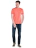 Herren T-Shirt gestreift , Hellrot