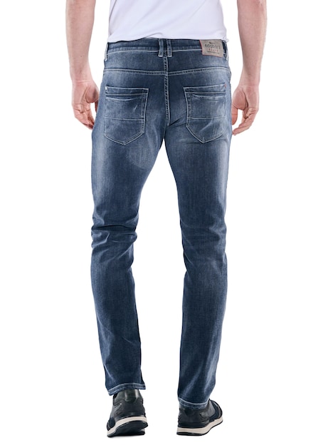Herren Jeans 5-Pocket Superstretch , Indigoblau