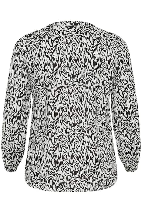 Langarm-Bluse Regular fit