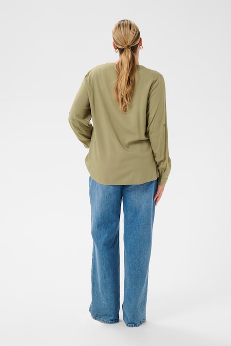 Blouse met lange mouwen Regular fit