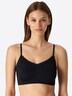 Schiesser Damen Bustier Invisible Soft Lace schwarz