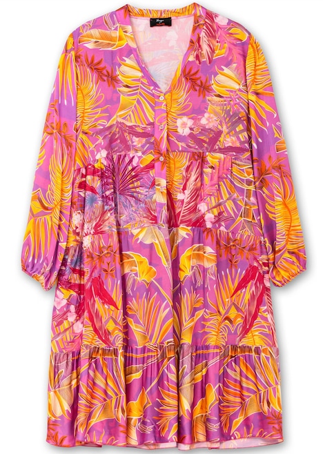 Kleid Langarm Sonstiges Muster