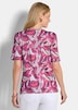 Cityshirt mit Blätter-Motiv