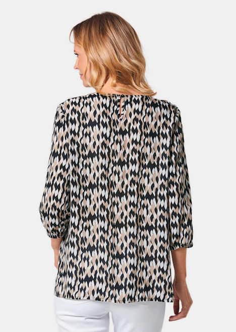 GOLDNER Blouse met print Gedessineerde blouse