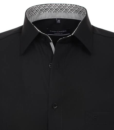 Businesshemd Kurzarm uni Comfort Fit
