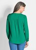 Elegante Viskosebluse mit V-Ausschnitt