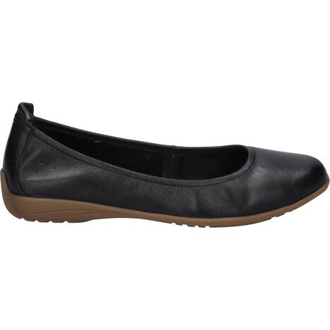 Damen Ballerina Fenja 01, schwarz