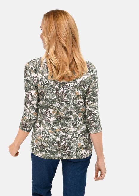 Kombinierfreundlich gemustertes Shirt