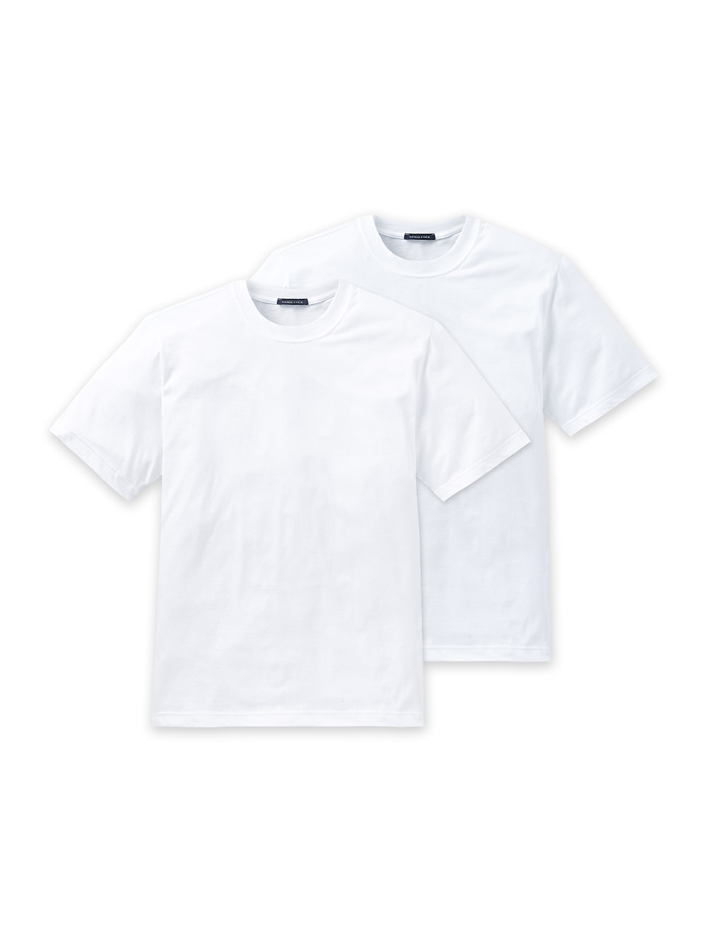 Schiesser Herren American T-Shirt 2er-Pack Essentials
