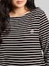 Langarmshirt mit Streifenmuster