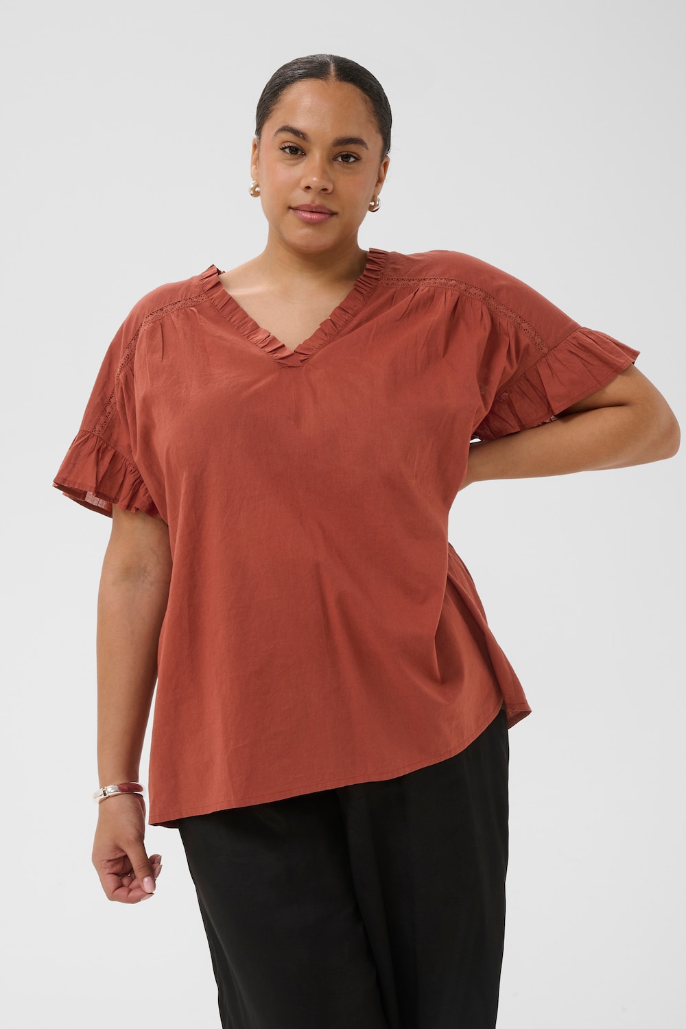 Ärmellose Bluse Regular fit
