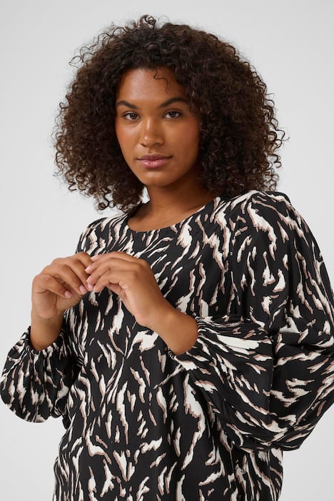 Langarm-Bluse Regular fit