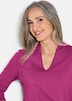 Elegantes Basic-Shirt mit V-Ausschnitt