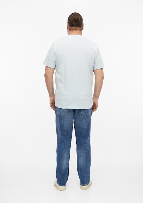 Baumwoll-T-Shirt mit Logo-Print