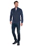 Herren Pullover Polokragen , Saphirblau
