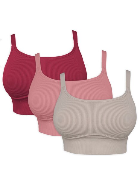 Set-3x-Bustier FREEDA Bustier ohne Bügel