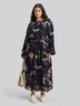 Maxi-Kleid mit Blumenmuster