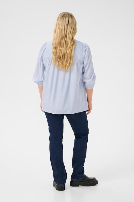 Langarm-Bluse Regular fit