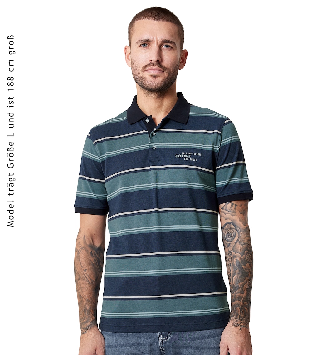 Polo-Shirt gestreift