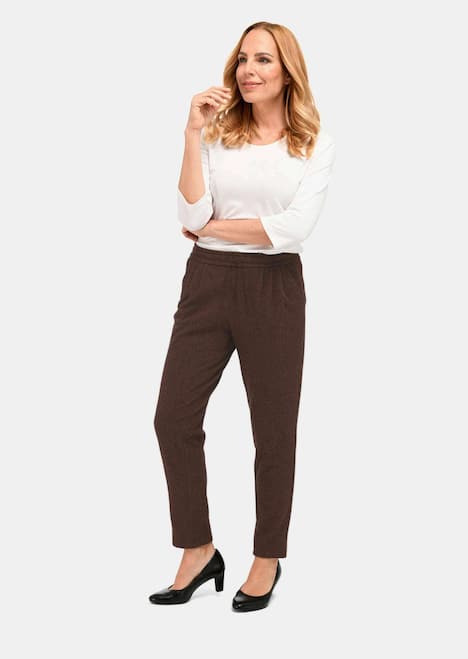 Wärmende Schlupfhose LOUISA in knitterarmer Ware