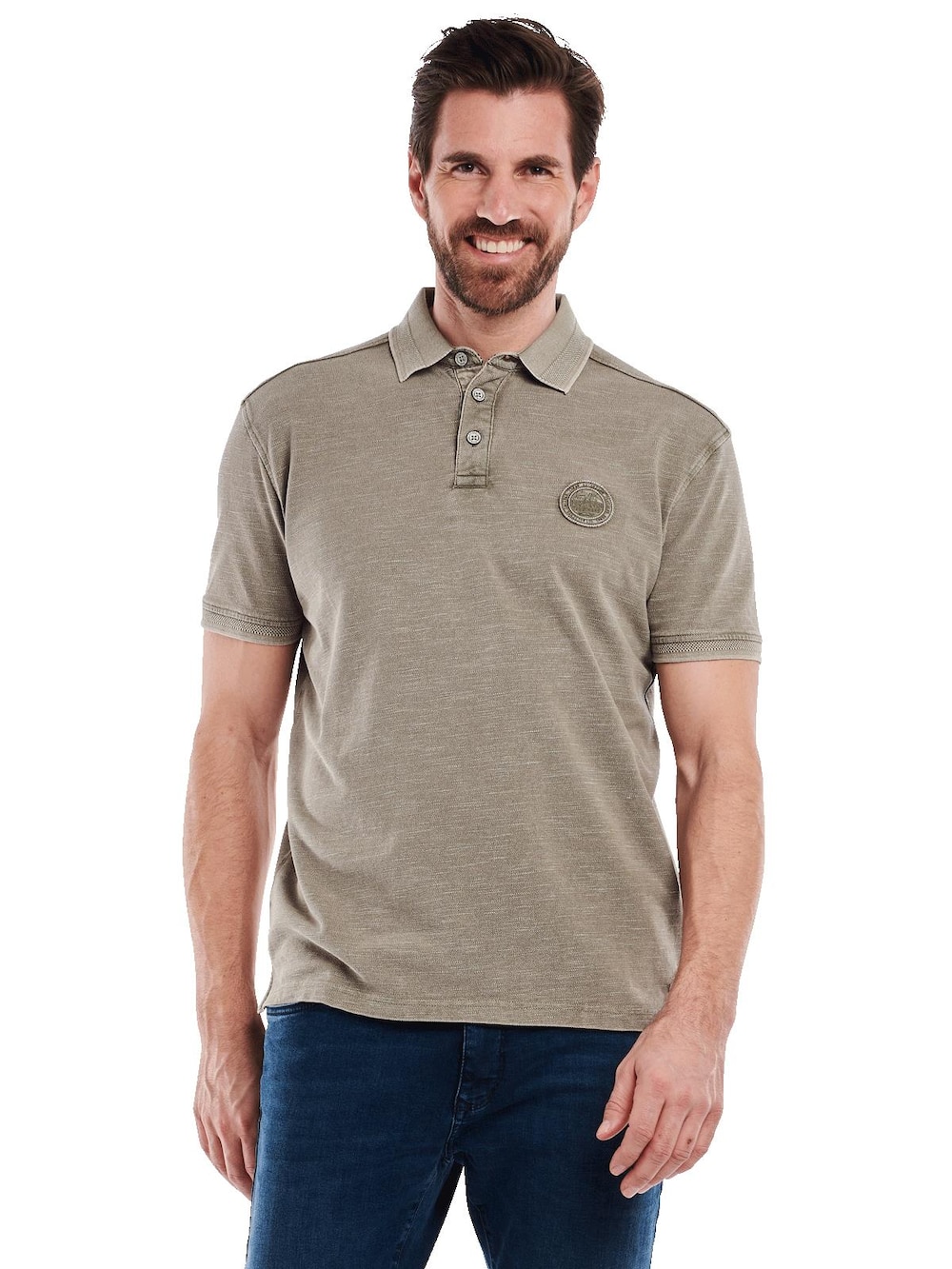 Polo-Shirt gemustert
