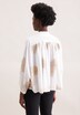 Damen Stehkragenbluse - Stickerei